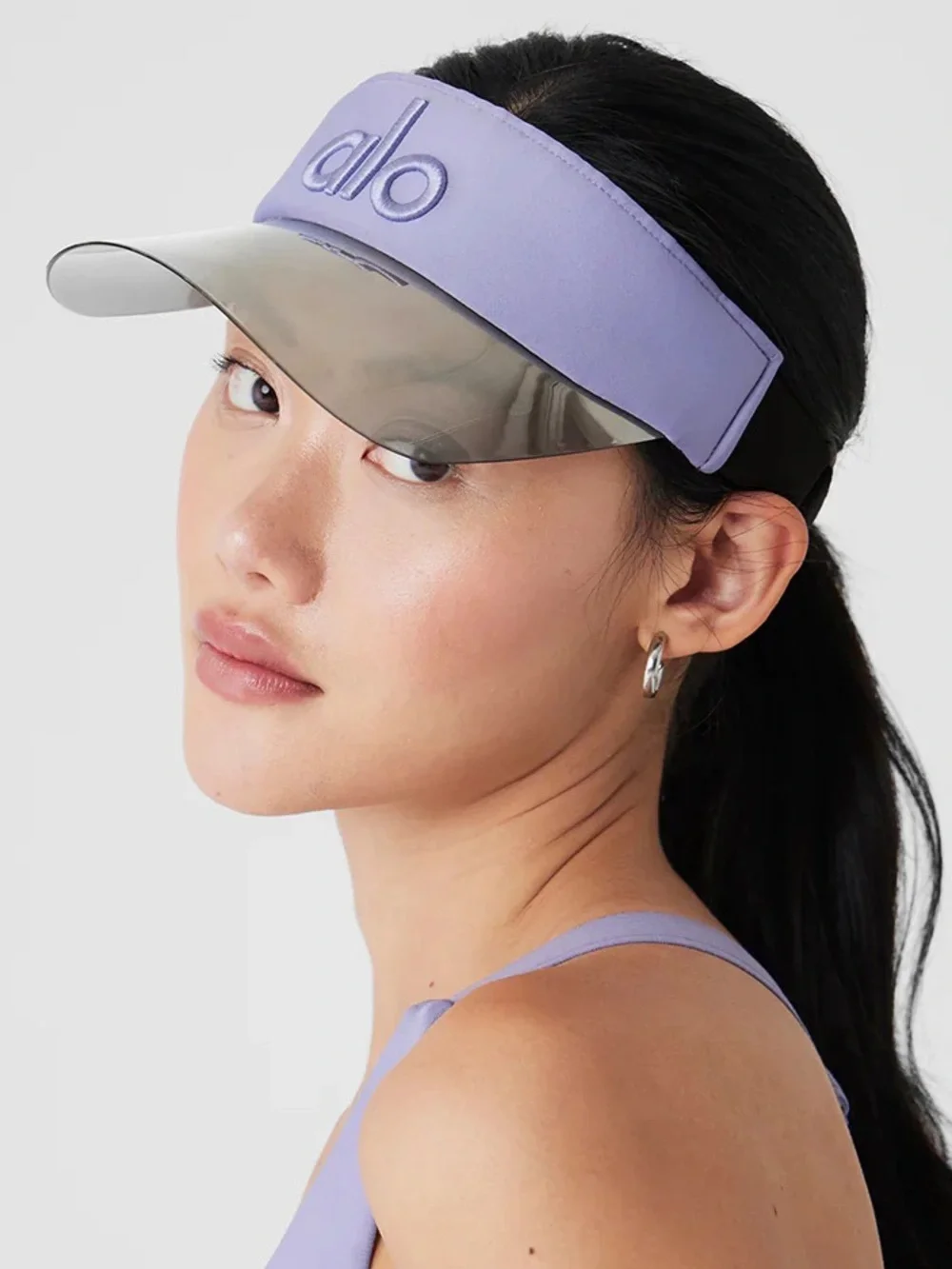 Alo Yoga | NWT! RARE Airlift Solar Visor In Lilac Blue